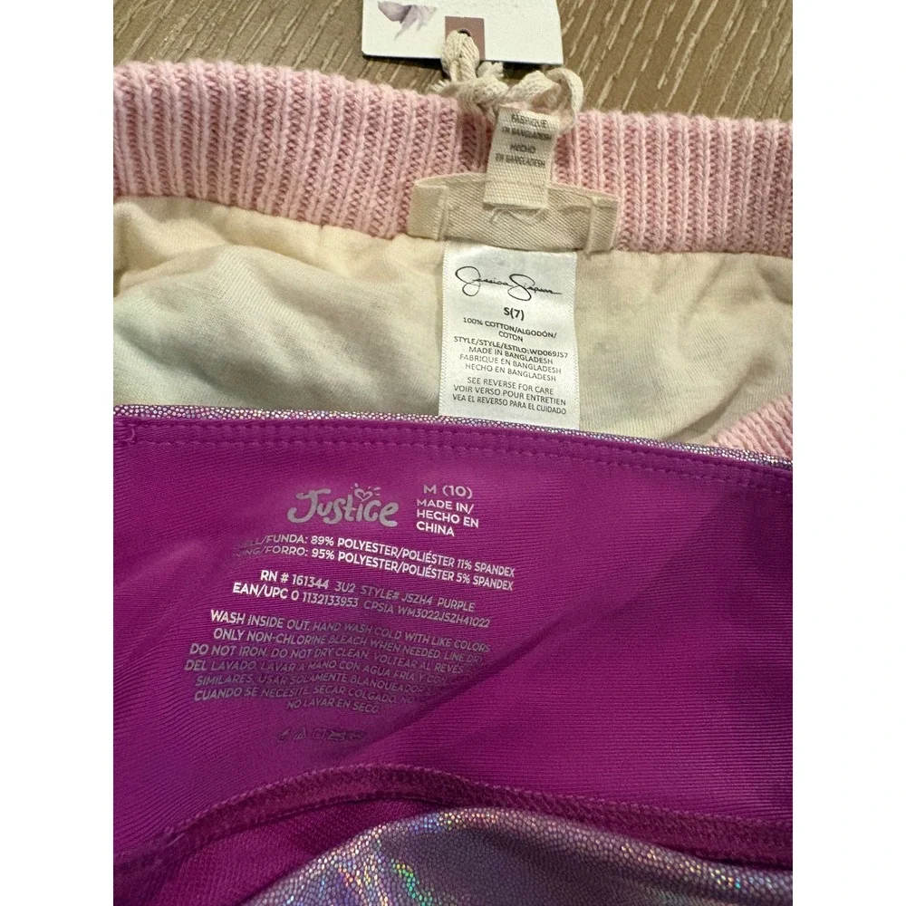 Girls Clothing Lot 2 NWT Tops 2 NWT‎ Shorts Sizes 7 8 10 Justice